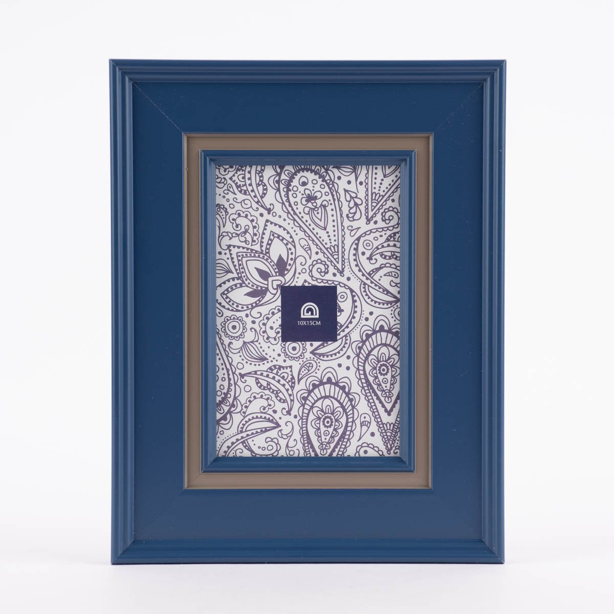 Blaue Bilderrahmen Kreative Wand