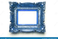 Blaue Holzrahmen Für Wand