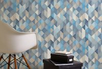 Blaue Tapetenmuster Mit Stil