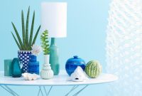 Blaue Wanddeko Aus Stoff