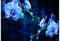 Blaue Motive Für Wanddeko